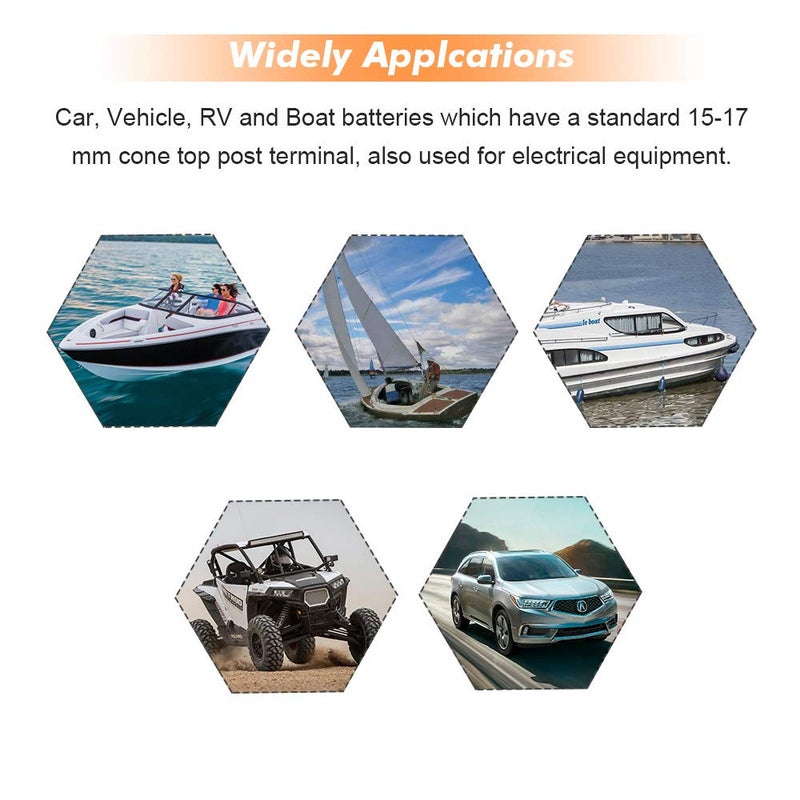 A ABIGAIL Top Post Negative Battery Disconnect Switch 12V / 24V 250/750 Amps Knife Blade Isolator Power Cutoff Switch for Marine Car Boat RV ATV (Horizontal and Vertical) - Image 4